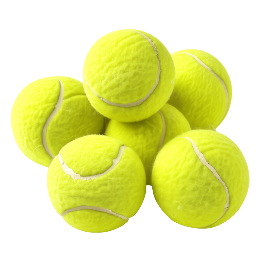piles of tennis